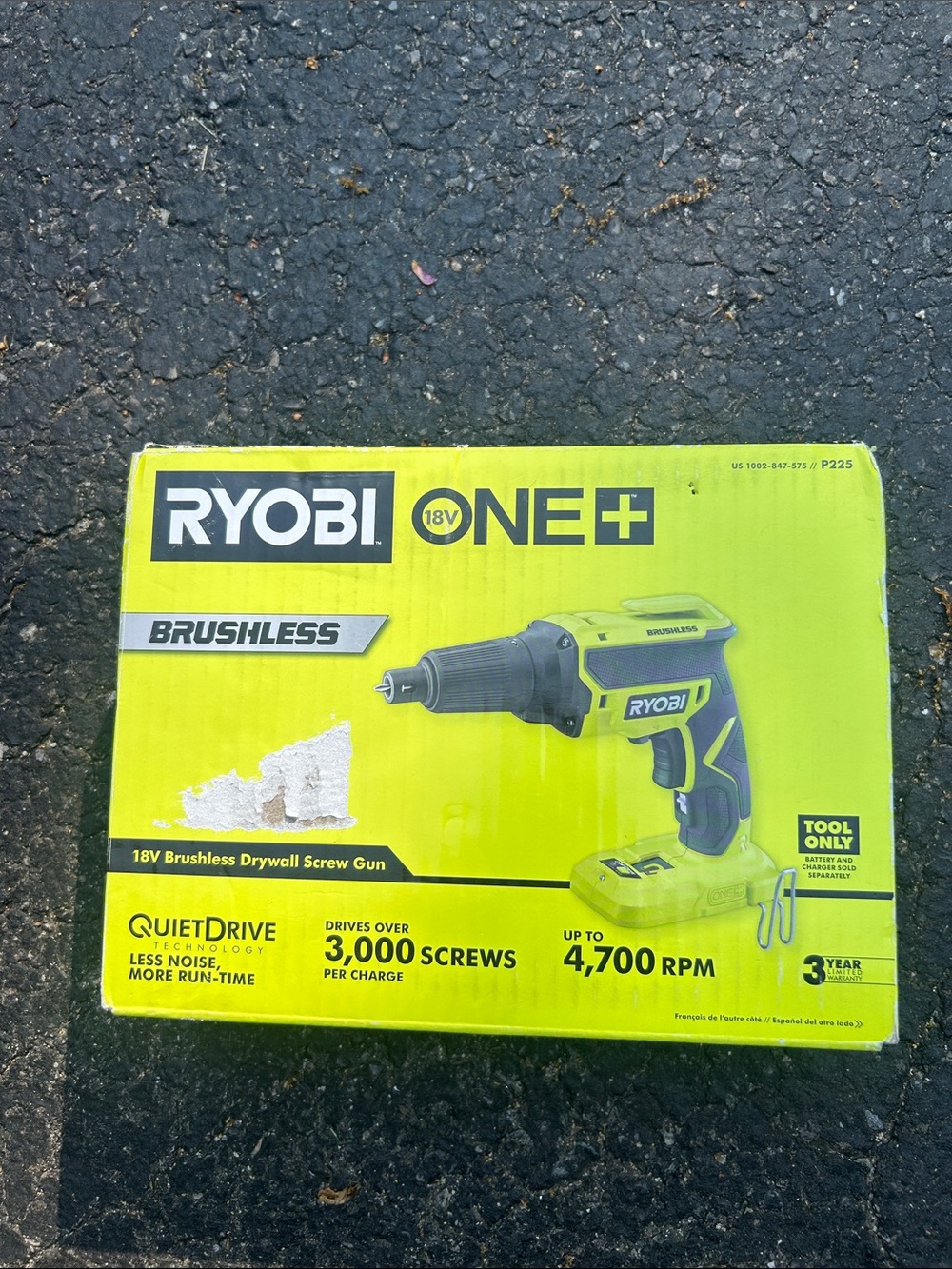 Ryobi screw gun